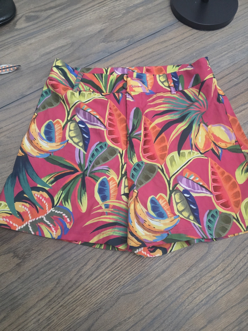 SHEIN Tropical Print Bermuda Shorts